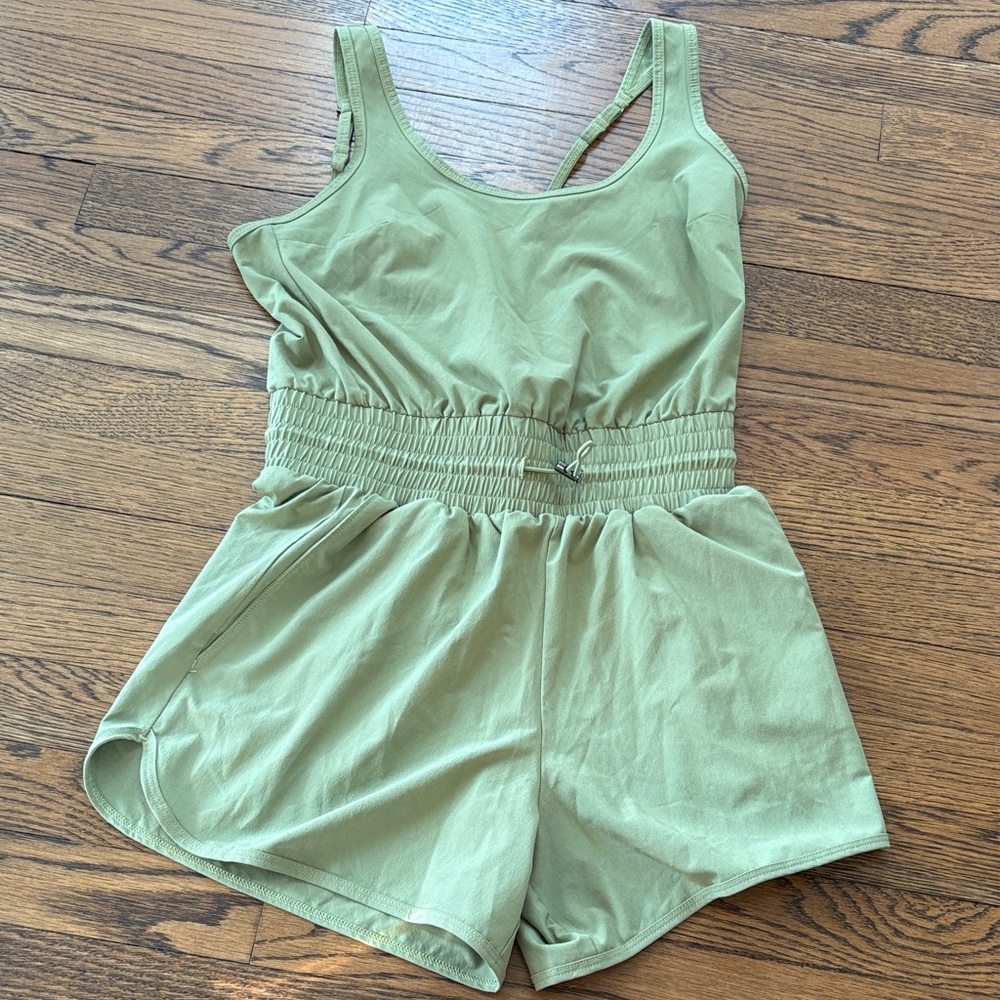 Abercrombie & Fitch green  sleeveless romper Playsuit, XS